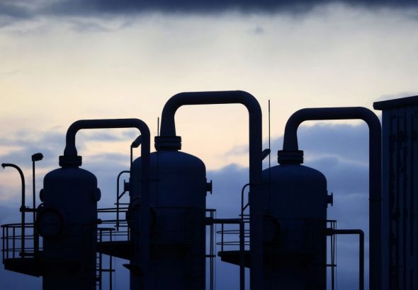 Skladišta plina ilustracija